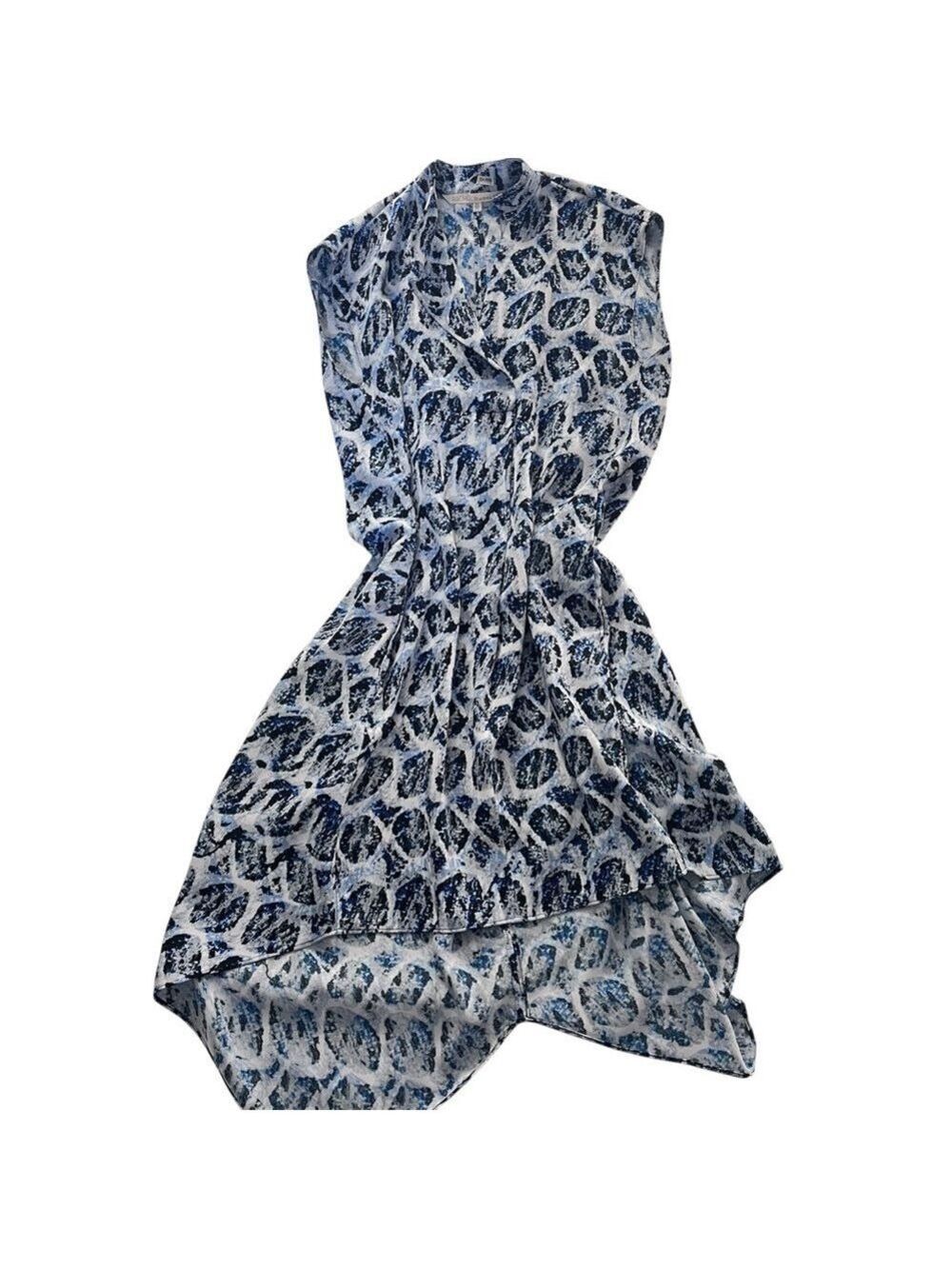 RACHEL Rachel Roy Abstract Waterfall High-Low Tunic Dress Oversized XS